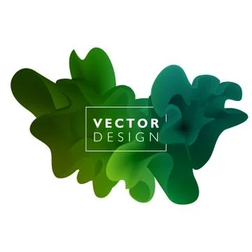 Vector abstract color cloud Stock Illustration