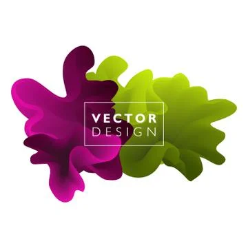 Vector abstract color cloud Stock Illustration