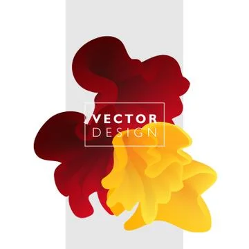 Vector abstract color cloud Stock Illustration