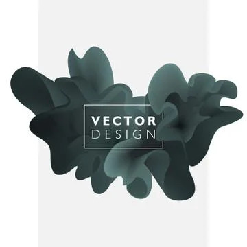 Vector abstract color cloud Stock Illustration