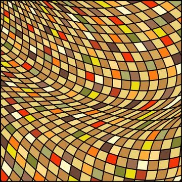 Vector abstract color grid pattern Illustrazione stock
