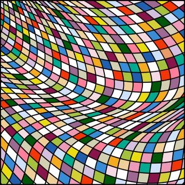 Vector abstract color grid pattern 스톡 일러스트