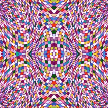 Vector abstract color grid pattern. 스톡 일러스트