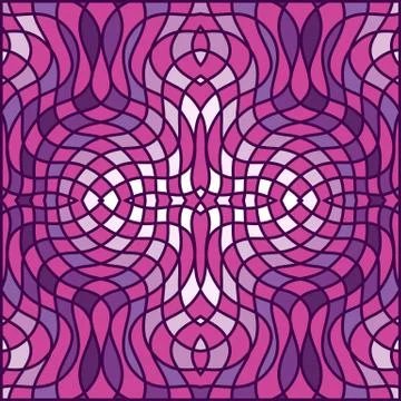 Vector abstract color grid pattern. Illustrazione stock