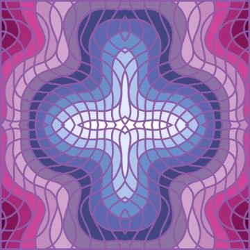 Vector abstract color grid pattern. Stock Illustration