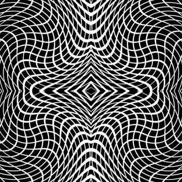 Vector abstract color grid seamless pattern Stock Illustration