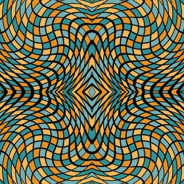 Vector abstract color grid seamless pattern 스톡 일러스트