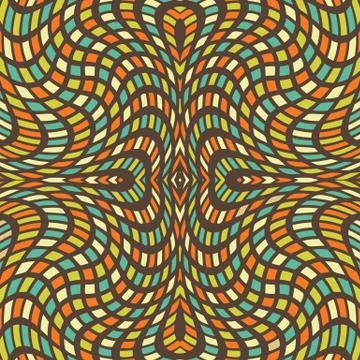 Vector abstract color grid seamless pattern Illustrazione stock