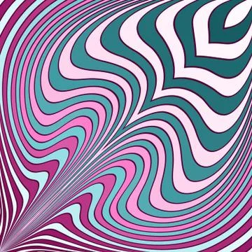 Vector abstract color lines pattern Illustrazione stock