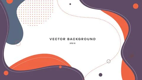Vector abstract colorful background template. Stock Illustration