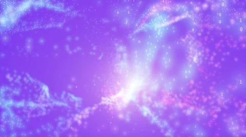 Vector abstract colorful big data point plot visualization. Futuristic infogr Stockillustratie