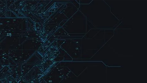 Vector abstract colorful big data tech net. Information visualization. Social イラスト素材