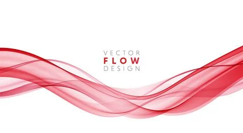 Vector abstract colorful flowing wave lines isolated on white background. Design イラスト素材