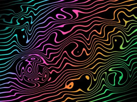 Vector, Abstract, Colorful, Fluid Background. Stock Illustration