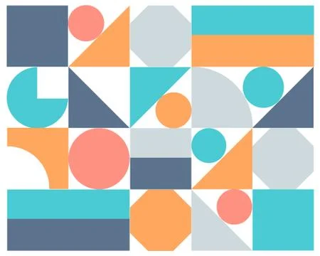 Vector abstract colorful geometric background Stock Illustration