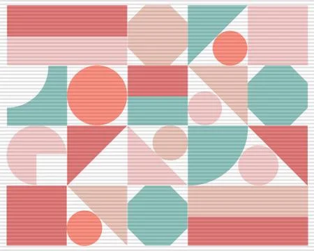 Vector abstract colorful geometric background Stock Illustration
