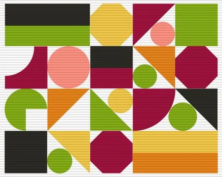 Vector abstract colorful geometric background Stock Illustration