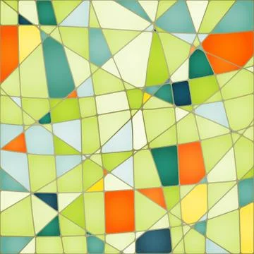 Vector abstract colorful mosaic background Stock Illustration