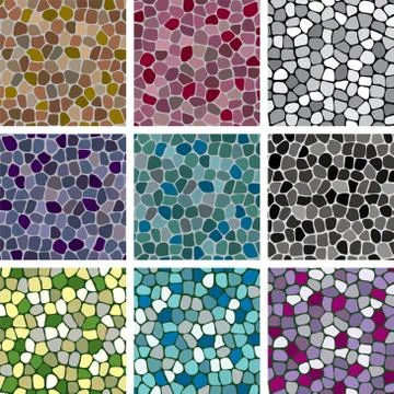 Vector abstract colorful tile backgrounds Illustrazione stock