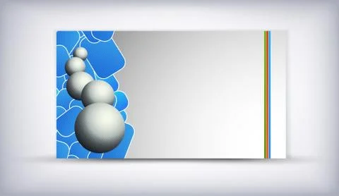 Vector abstract creative business card Stock Illustration