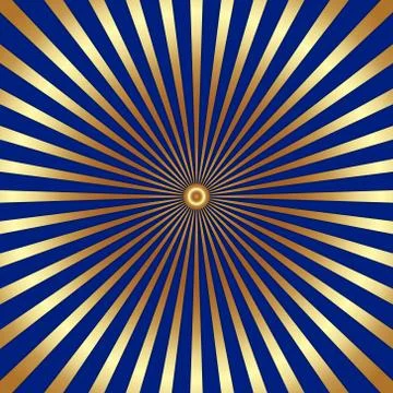 Vector abstract dark background with golden rays Stock Illustration