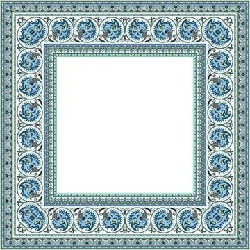 Vector abstract decorative floral ethnic ornamental illustration Stock Illustration