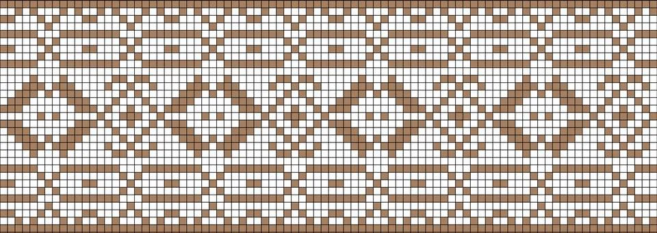 Vector abstract decorative pixel art illustration. Illustrazione stock