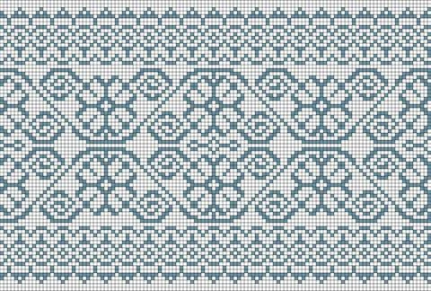 Vector abstract decorative pixel art illustration. Stockillustratie