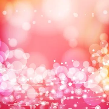 Vector abstract defocused bokeh lights background. Stylish hipster blurry bac Stock Illustration