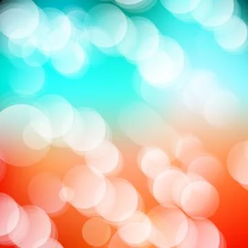 Vector abstract defocused bokeh lights background. Festive blurred background Stock Illustration