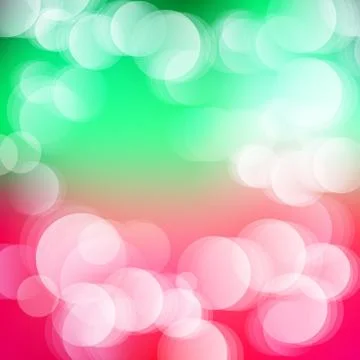 Vector abstract defocused bokeh lights background. Festive blurred background Stock Illustration