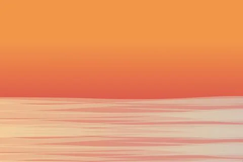 Vector, abstract desert background poster in minimalist style. East, Africa l Stock Illustration