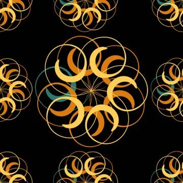 Vector abstract design banner template. Pattern dynamic lines. Stock Illustration