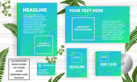 Vector abstract design banner web template - vector Stock Illustration