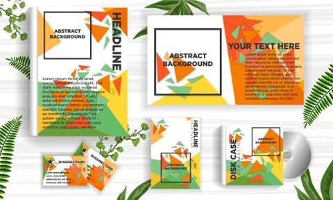 Vector abstract design banner web template. - Vector Stock Illustration