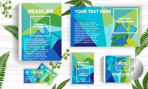Vector abstract design banner web template. - Vector Stock Illustration