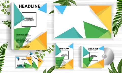 Vector abstract design banner web template. - Vector Stock Illustration