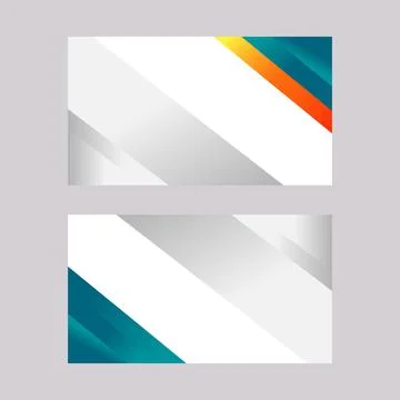 Vector abstract design banner web template. for youtube thumbnail Stock Illustration