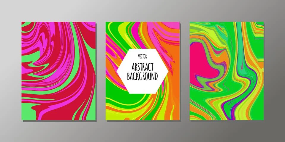 Vector abstract design trend to backgrounds marble texture, abstract fluid Stock Illustration