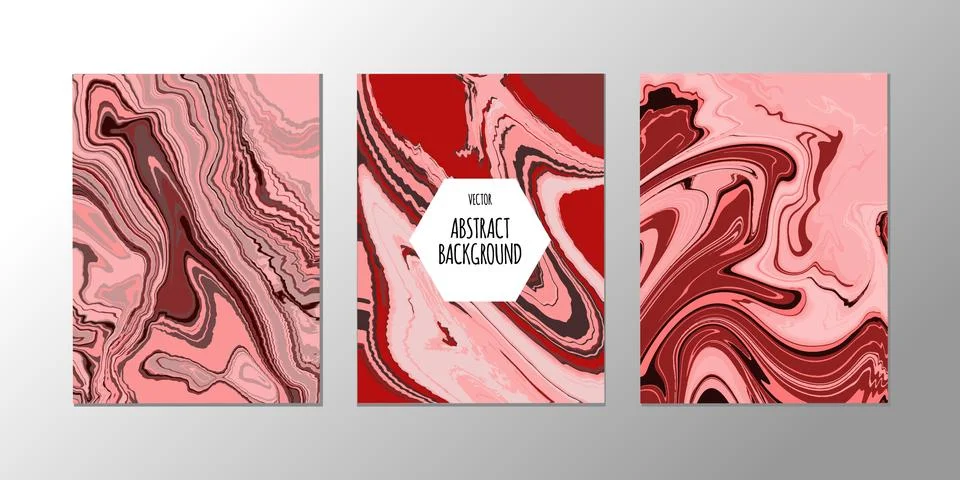 Vector abstract design trend to backgrounds marble texture, abstract fluid Stock Illustration