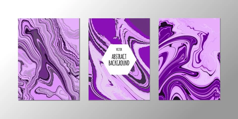 Vector abstract design trend to backgrounds marble texture, abstract fluid Stock Illustration
