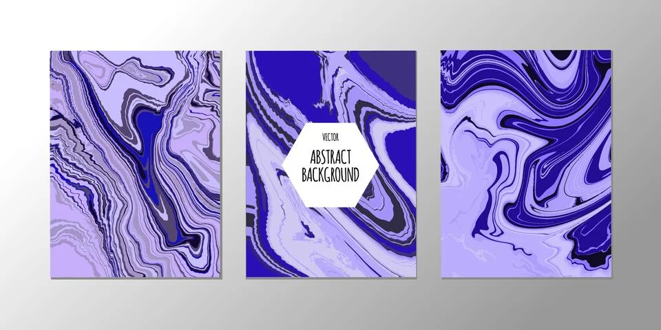 Vector abstract design trend to backgrounds marble texture, abstract fluid Stock Illustration