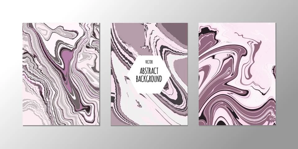 Vector abstract design trend to backgrounds marble texture, abstract fluid Stock Illustration