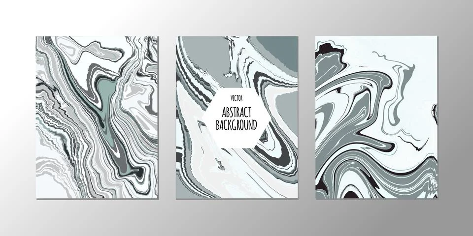 Vector abstract design trend to backgrounds marble texture, abstract fluid Stock Illustration