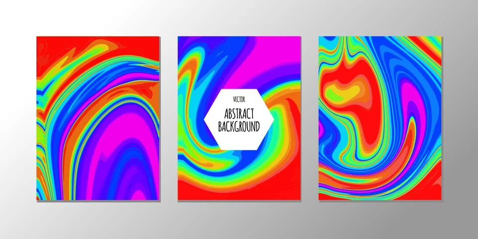 Vector abstract design trend to backgrounds marble texture, abstract fluid Stock Illustration