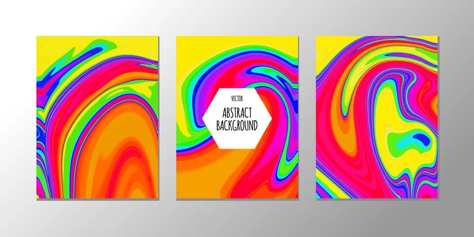 Vector abstract design trend to backgrounds marble texture, abstract fluid Stock Illustration