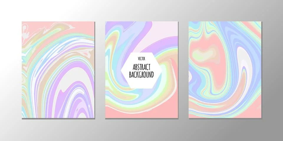 Vector abstract design trend to backgrounds marble texture, abstract fluid Stock Illustration