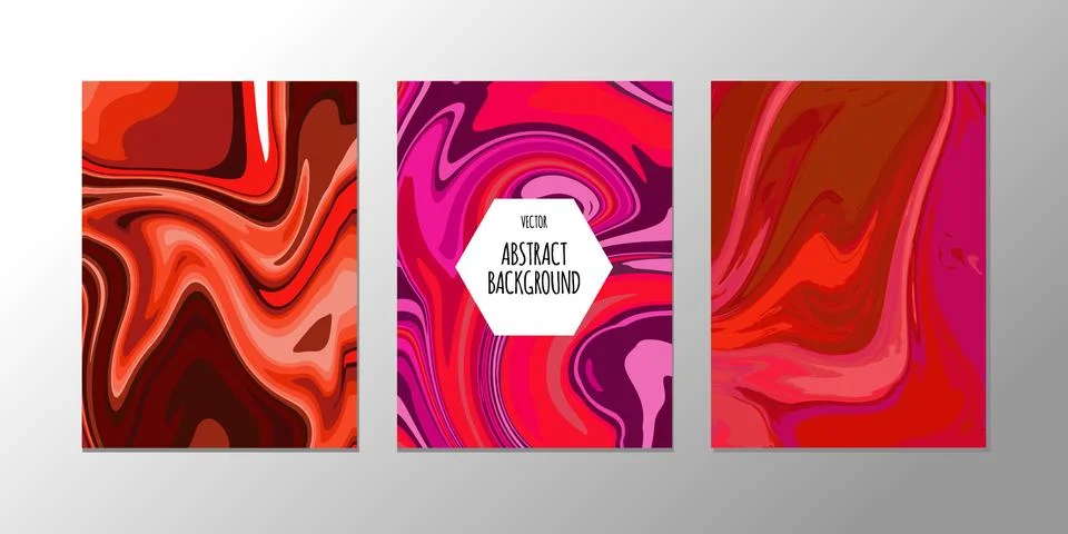 Vector abstract design trend to backgrounds marble texture, abstract fluid Stock Illustration