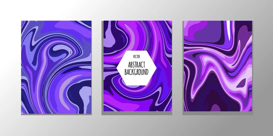Vector abstract design trend to backgrounds marble texture, abstract fluid Stock Illustration