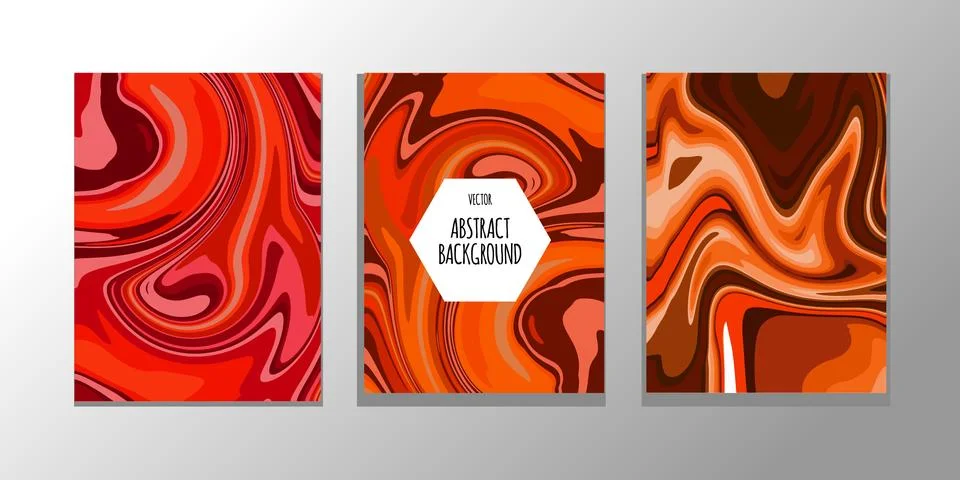 Vector abstract design trend to backgrounds marble texture, abstract fluid Stock Illustration